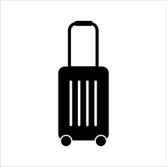 luggage icon line style vector for your design. suitcase single icon graphic on white background