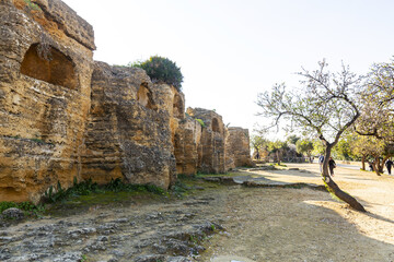 Byzantine and early Christian necropolis in the Valley of the Temples in Agrigento