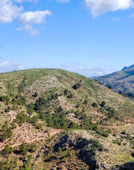 Fototapeta na wymiar Mountains in Malaga province