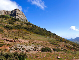 Mountains in Malaga province