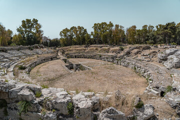 Neapolis Archaeological Park in Syracuse in Sicily.