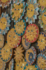 Ceramic souvenir shop in Caltagirone in Sicily.