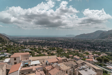 Fototapeta na wymiar Beautiful view over Palermo in Sicily