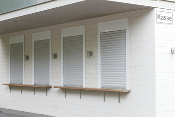 ticket booth and the german word kasse which means cash point