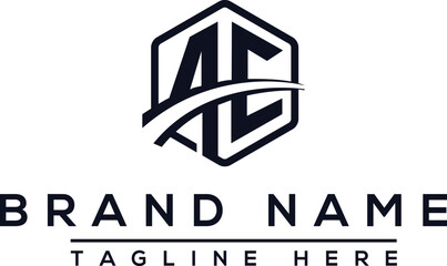 Logo design letter AC . Elegant modern. Vector template.