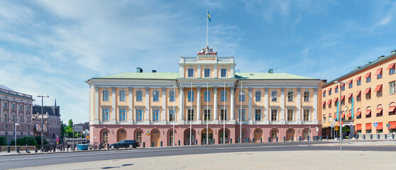 Utrikesdepartementet, or Ministry for Foreign Affairs, formerly Arvfurstens palats, or Palace of Hereditary Prince, Gustav Adolfs torg square, Old Town, or Gamla Stan, Stockholm, Sweden