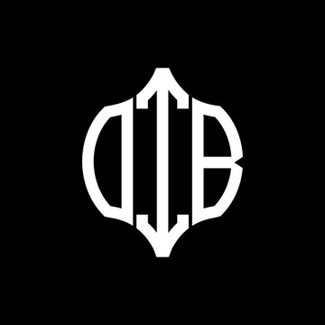 OIB letter logo. OIB best black background vector image. OIB Monogram logo design for entrepreneur and business.
