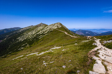 Slovakian Chopok Low Tatra landscape