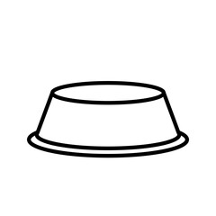 pet bowl icon  vector illustration flat design