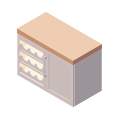 Closet For Kitchen Composition