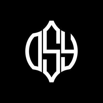 OSY letter logo. OSY best black background vector image. OSY Monogram logo design for entrepreneur and business.
