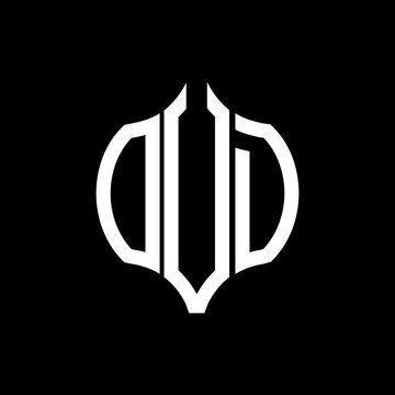 OVD letter logo. OVD best black background vector image. OVD Monogram logo design for entrepreneur and business.
