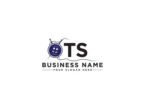 Letter TS Logo Design, Creative Ts st Logo Icon Vector Art For Your Tailor Shop Or Business