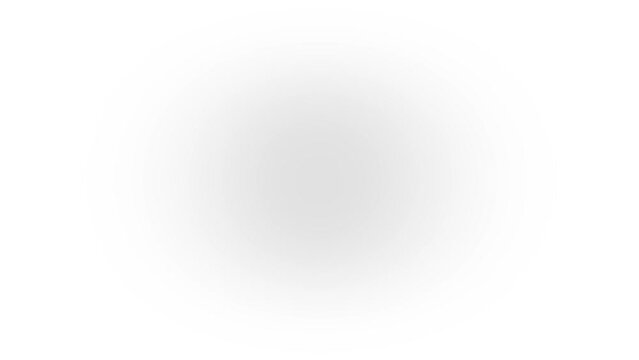 White submachine gun icon with shadow isolated on white background. warrior's weapon in war. 4K video animation for motion graphics.