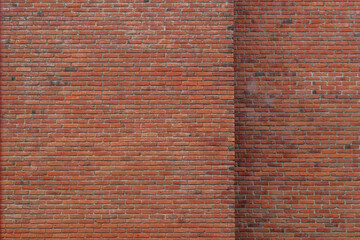 The brick wall background was made to show off the brick lines and the beautiful orange color of the bricks. Rainy day orange wall background with Copy Space for design and advertising text.