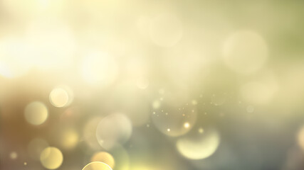 Obraz premium Gold Background with Bokeh Effect