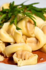 overview of tortellini pasta