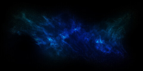 Fototapeta premium Beautiful nebula with shining stars. Infinite universe
