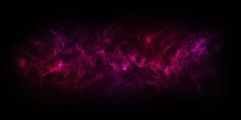 Purple nebula with shining stars. Infinite universe © piter2121