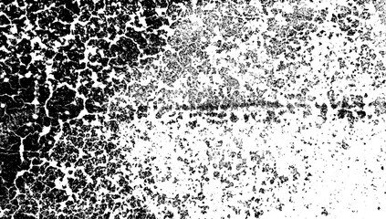 Grunge cracked vector background. Urban old peeled wall.