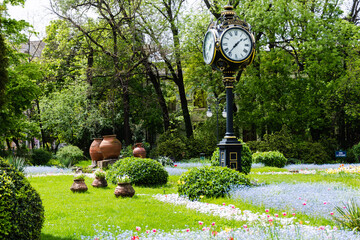 Cismigiu Garden, the oldest public garden in Bucharest. Romania.