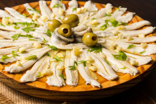 Aperitivo de boquerones.