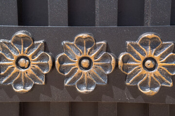 background with ornament flower door 