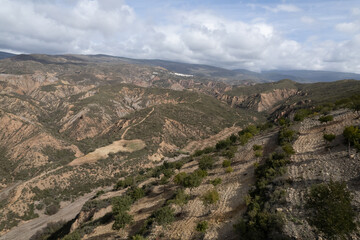 Fototapeta na wymiar mountainous area in the south of Spain