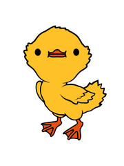 Liebes süßes kleines Entenküken 