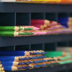 Fototapeta premium colored crayons