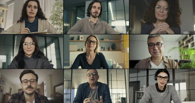 People talking and working on the computer	