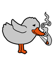 Joint kiffendes Küken Weed 