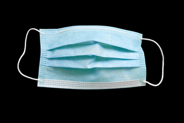 Medical mask. Disposable medical surgical mask. Protection against respiratory infections. Isolate...