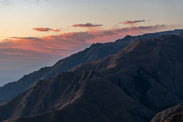 Montañas desde la cima en Merlo, San luis Argentina