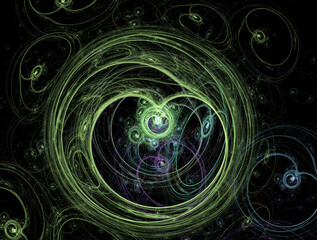 Imaginatory fractal abstract background Image