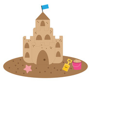 sandcastle / beach