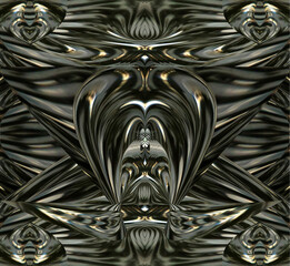 Metallic abstract IV