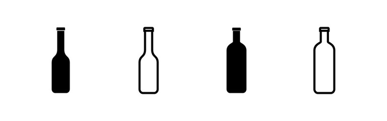 Bottle icon vector. bottle sign and symbol