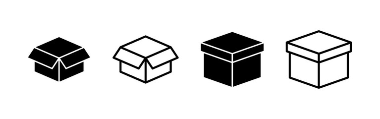 Box icon vector. box sign and symbol, parcel, package