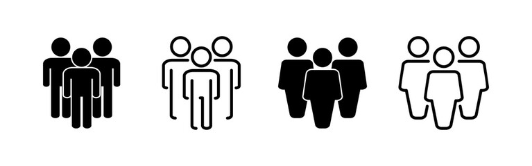 people icon vector. person sign and symbol. User Icon vector