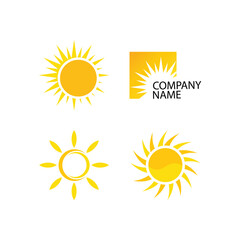 Fototapeta premium sun illustration logo