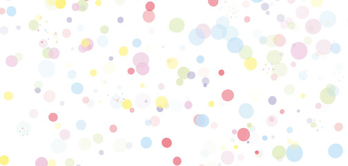Colorful bubbles banner - obrazy, fototapety, plakaty