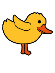 Cartoon Entchen süßes Küken 
