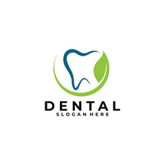 dental logo icon vector isolated