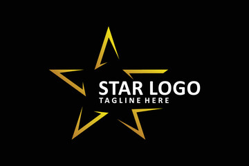 Obraz premium star logo design vector isolated