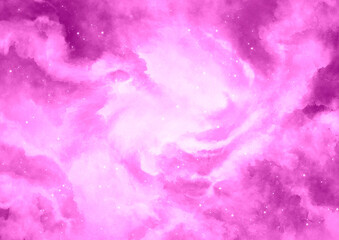 Fondo de acuarela color rosa, cielo abstracto. Textura abstracta. Cielo rosado.