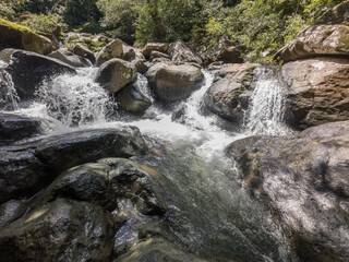 Cascada en Veraguas, recursos hídricos de Panamá 