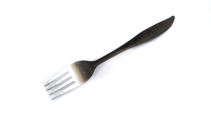 Fork on a isolated white background. kitchen tools