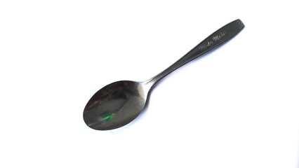 Spoon on a white background. kitchen tools