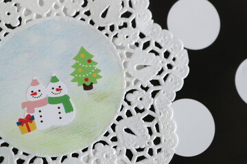 雪だるま　クリスマス